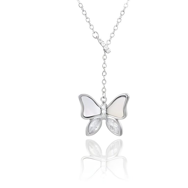 Stainless Steel Butterfly Necklace